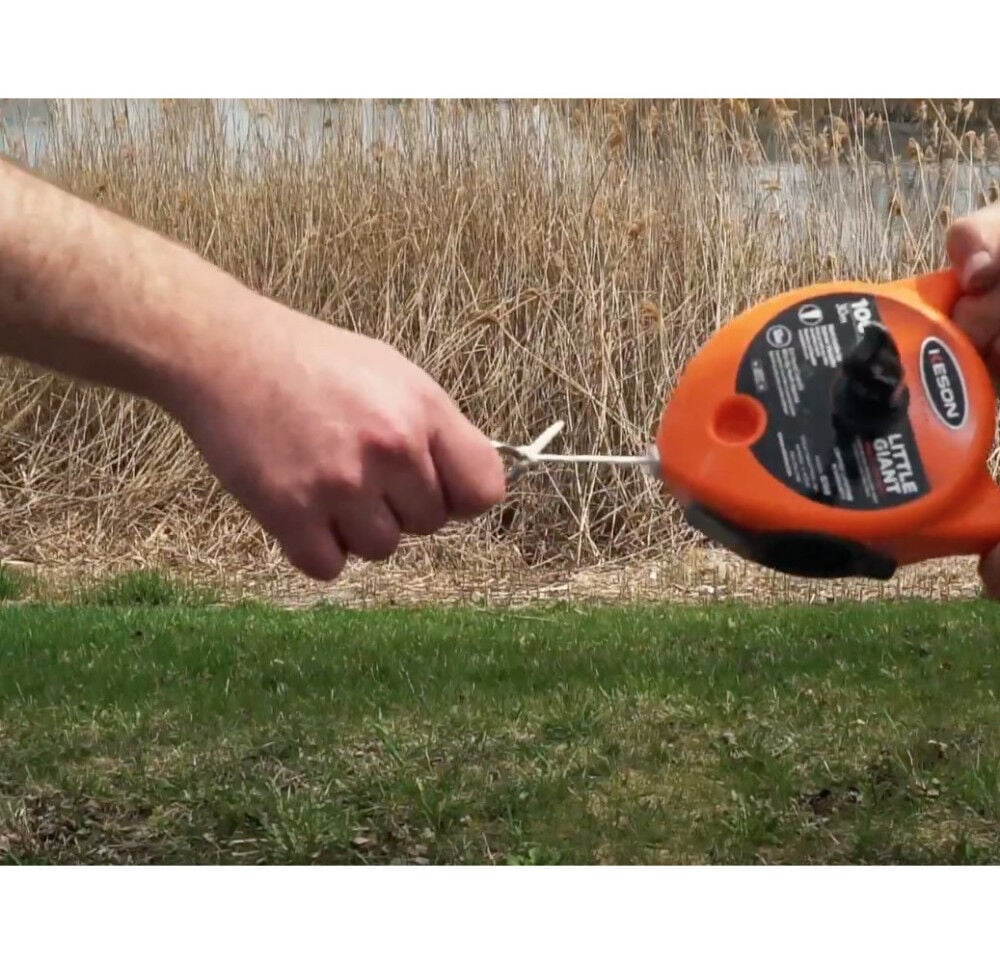 Keson Giant 110 Ft Length 12 Oz Capacity String Chalk Line Reel, large image number 6