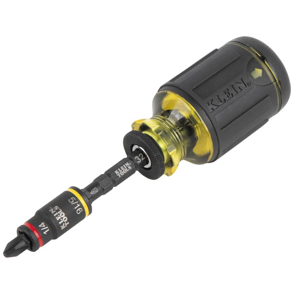Klein Tools 10-in-1 Impact Stubby Screwdriver, large image number 9