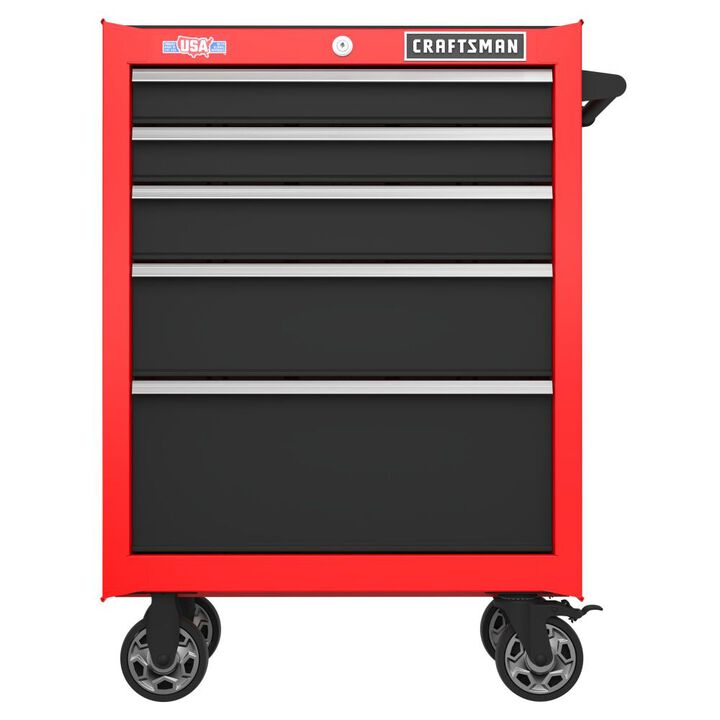 CRAFTSMAN S2000 26 Inch 5-Drawer Rolling Tool Cabinet, large image number 10