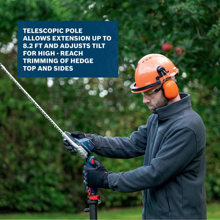 Bosch 18V 20 Inch Pole Hedge Trimmer (Bare Tool), large image number 8