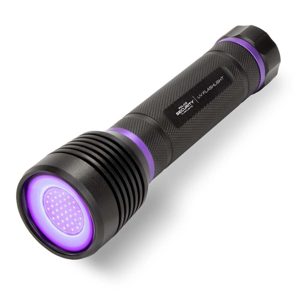 Police Security 6AAA Alkaline Battery Powered Ultraviolet Inspection Flashlight – 98734