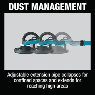 Makita 18V LXT 9in Drywall Sander Kit, large image number 9