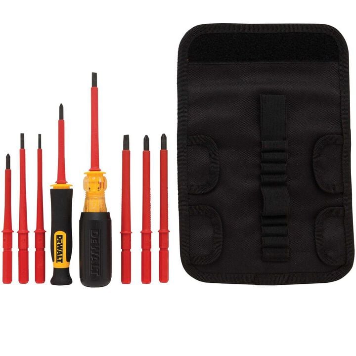 DEWALT 10 Piece Vinyl Grip Insulated Screwdriver Set, large image number 2