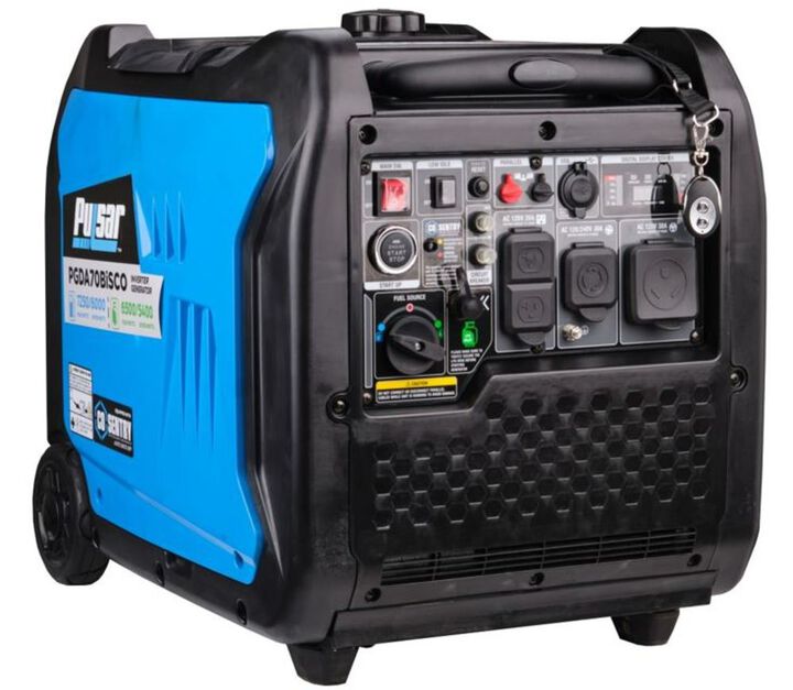 Pulsar Products 7,250 Watt Dual Fuel 50-State Portable Inverter Generator, large image number 1