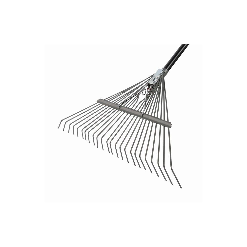 thumbnail image 2 of Milisten 22-Tine Garden Rake Head - Metal Leaf Rake Replacement For Lawn, Yard, Soil & Gardening 2 of 13