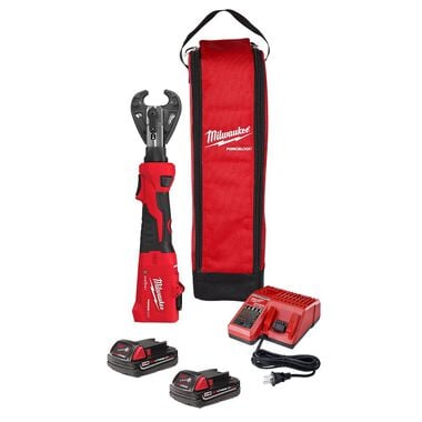Milwaukee M18 FORCE LOGIC 6T Linear Utility Crimper Kit with Snub Nose Jaw
