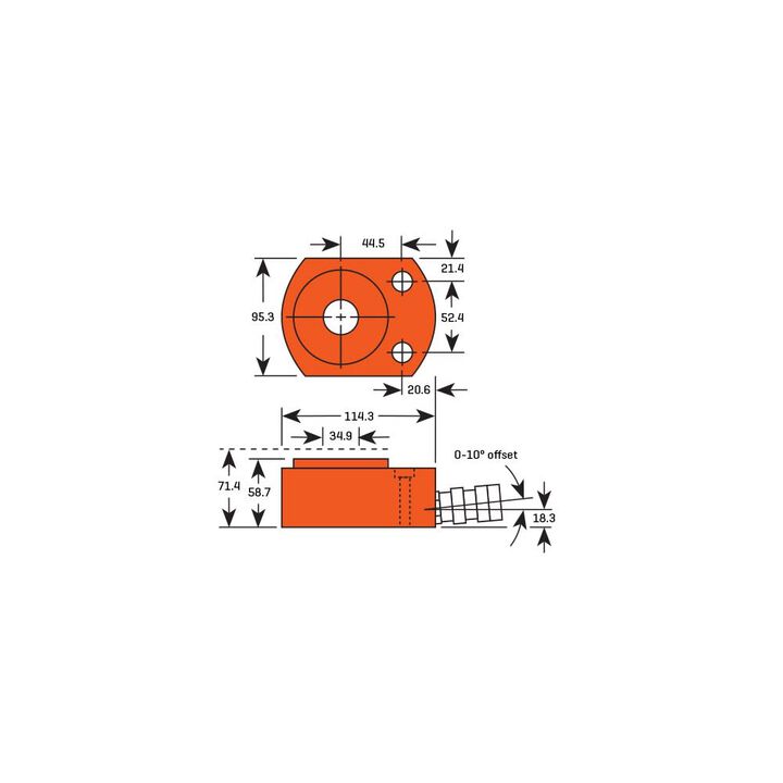 Power Team 30 Ton 0.5in Cylinder Stroke RLS Series Single Acting, large image number 3