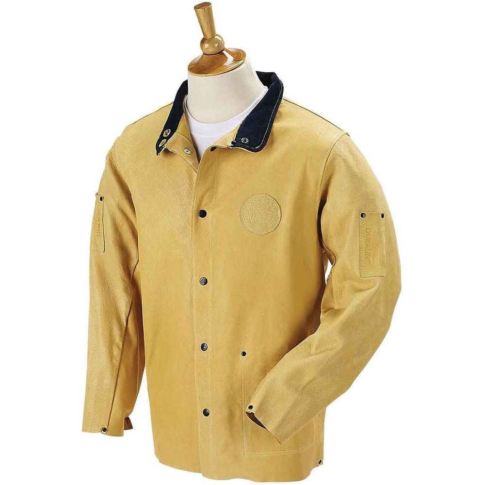 Black Stallion Welding Jacket Tan Premium Grain Pigskin 3X, large image number 2