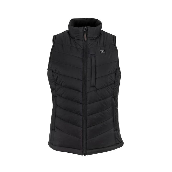 Radians Womens Heated Puffer Vest Kit with Battery, Black, XS, large image number 11