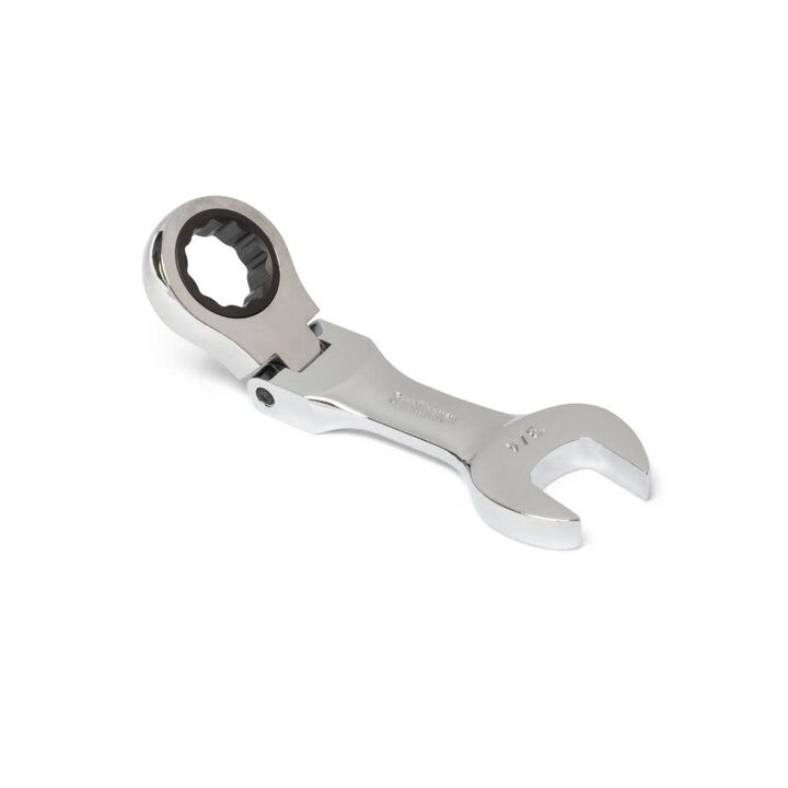GEARWRENCH Ratcheting Wrench Set 7 pc. SAE Stubby Flex Combination, large image number 1