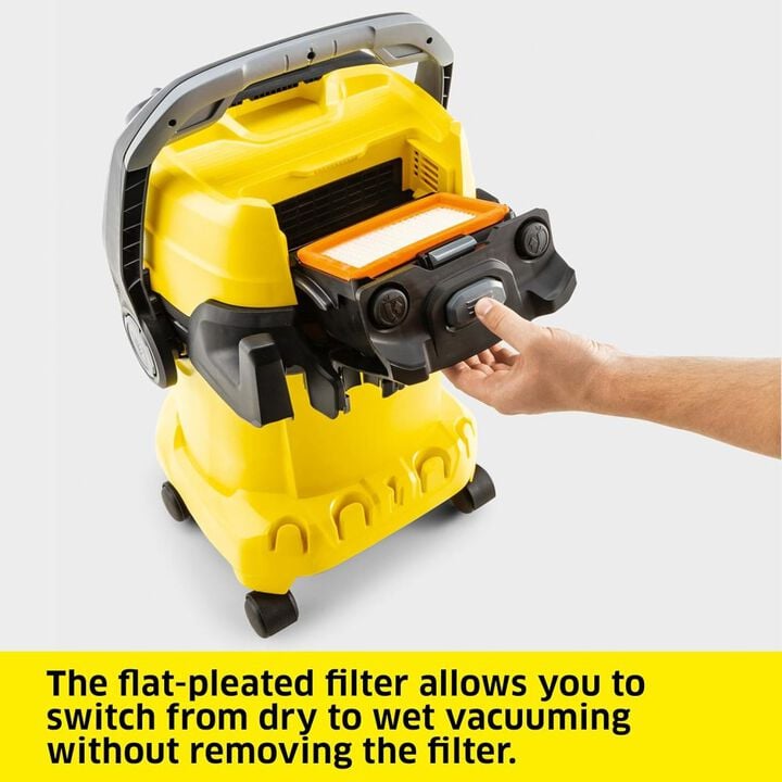 Karcher WD 5 P 120V 1100W 156 CFM Wet or Dry Vacuum, large image number 4