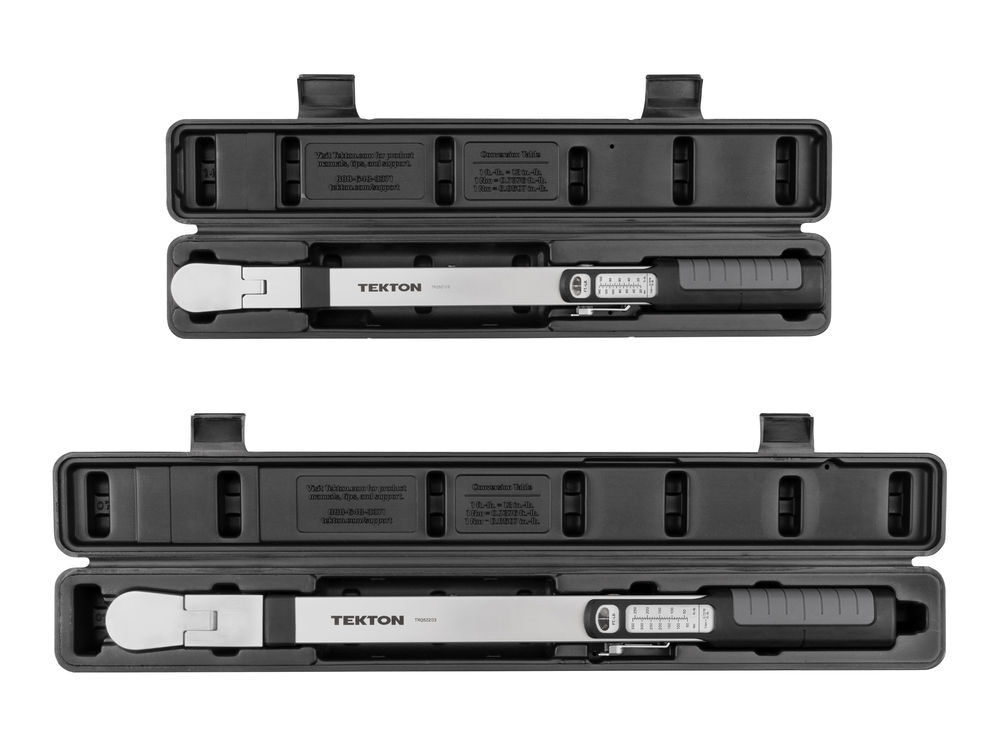Tekton 3/8, 1/2 Inch 72-Tooth Split Beam Torque Wrench Set, 2 Piece (ft-lb), large image number 2