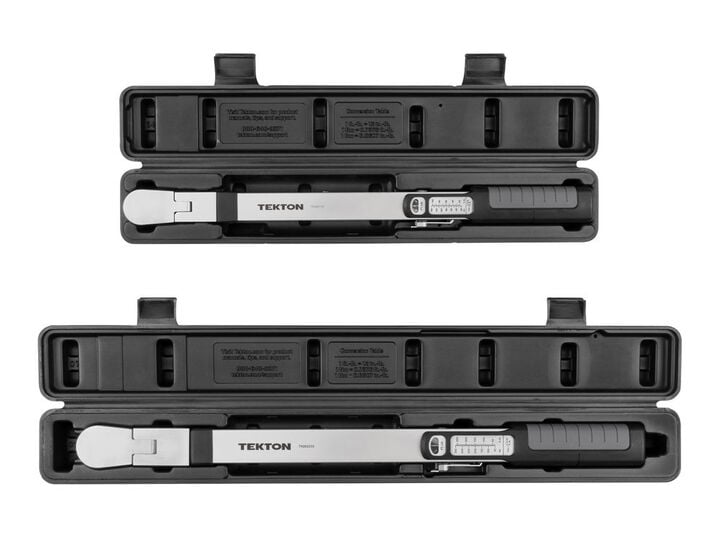 Tekton 3/8, 1/2 Inch 72-Tooth Split Beam Torque Wrench Set, 2 Piece (ft-lb), large image number 1