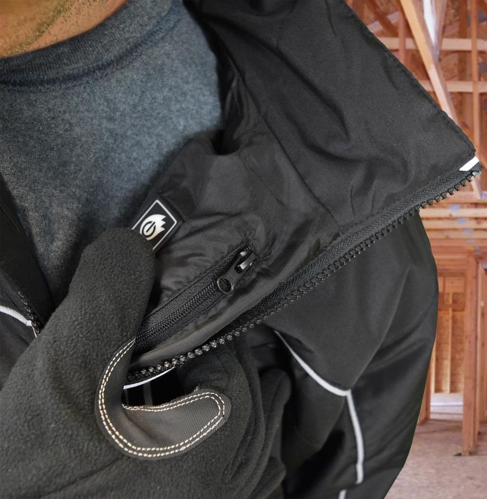 DEWALT Heated Jacket Black Soft Shell 3X (Bare Tool), large image number 8