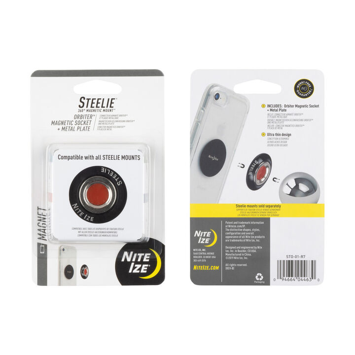 Nite Ize Steelie Orbiter Magnetic Socket + Metal Plate, large image number 2