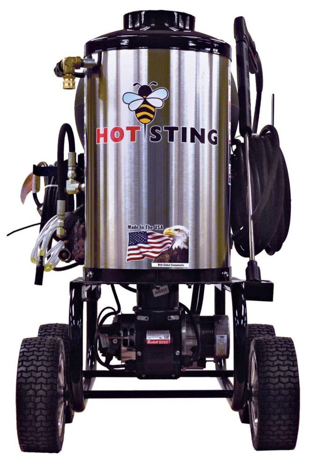 Hot Sting 1500 PSI 2.0 GPM Electric Hot Water Pressure Washer with 6 Spray Nozzles, large image number 1