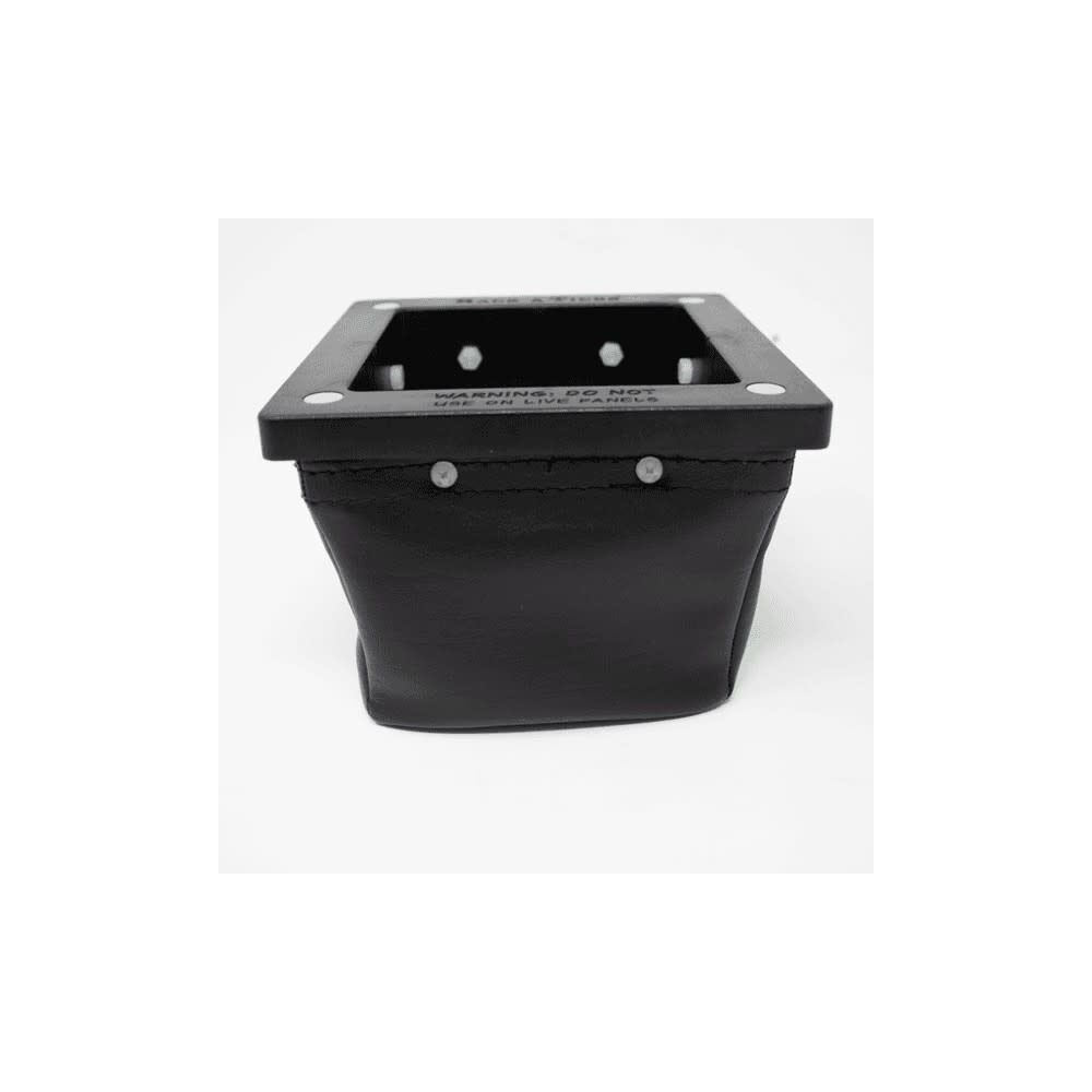 Rack-A-Tiers 5 x 5 Inch Latex Leather Magnetic Metal Shaving Dirt Bag, large image number 2