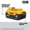 DEWALT 20V MAX 20V 4Ah Lithium Ion Power Tool Battery Pack with Fuel Indicator, small image number 2