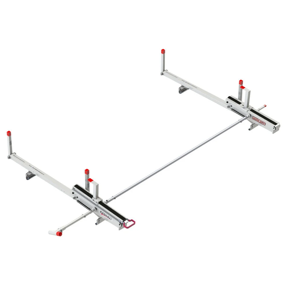 Weather Guard EZGLIDE2 Drop-Down Ladder Rack Extended Mid/High-Roof, large image number 1
