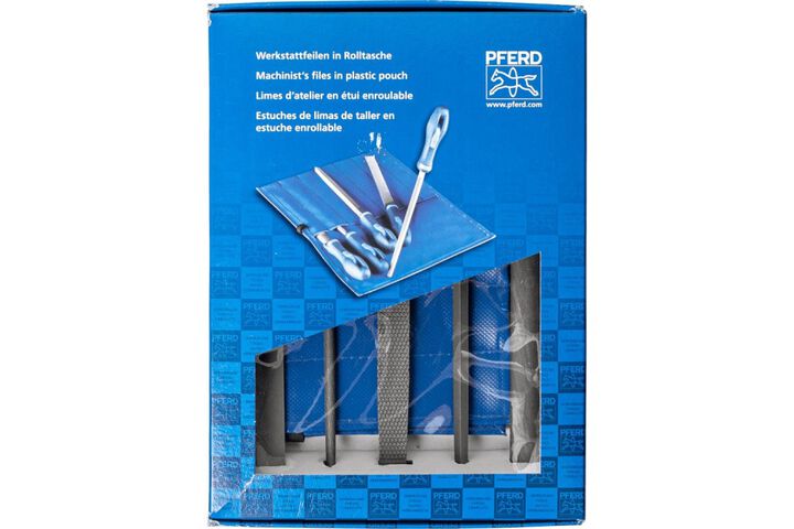 Pferd File Set - Hand, Square, Half Round, Round, Half-Round Wood Rasp 8 Inch Coarse Cut