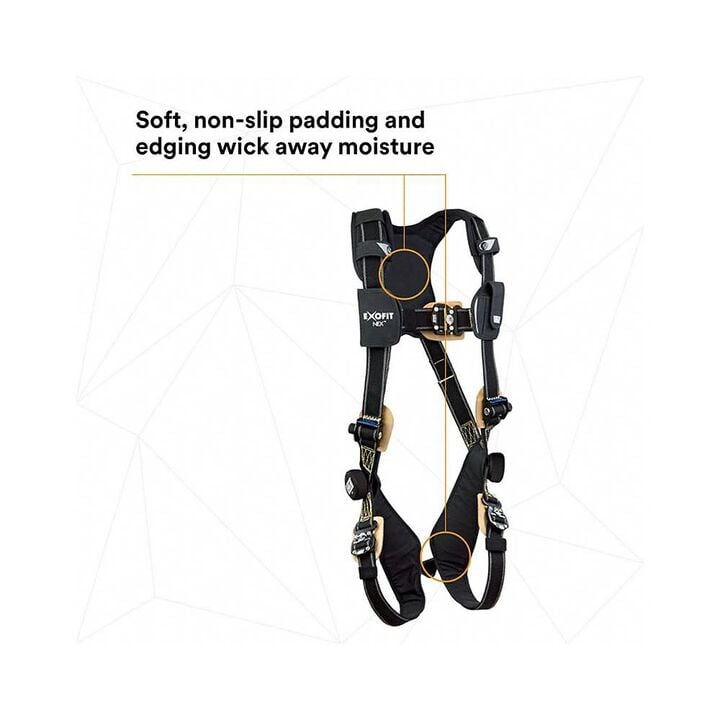 DBI Sala ExoFit NEX Large Black Comfort Arc Flash Vest Safety Harness, large image number 6
