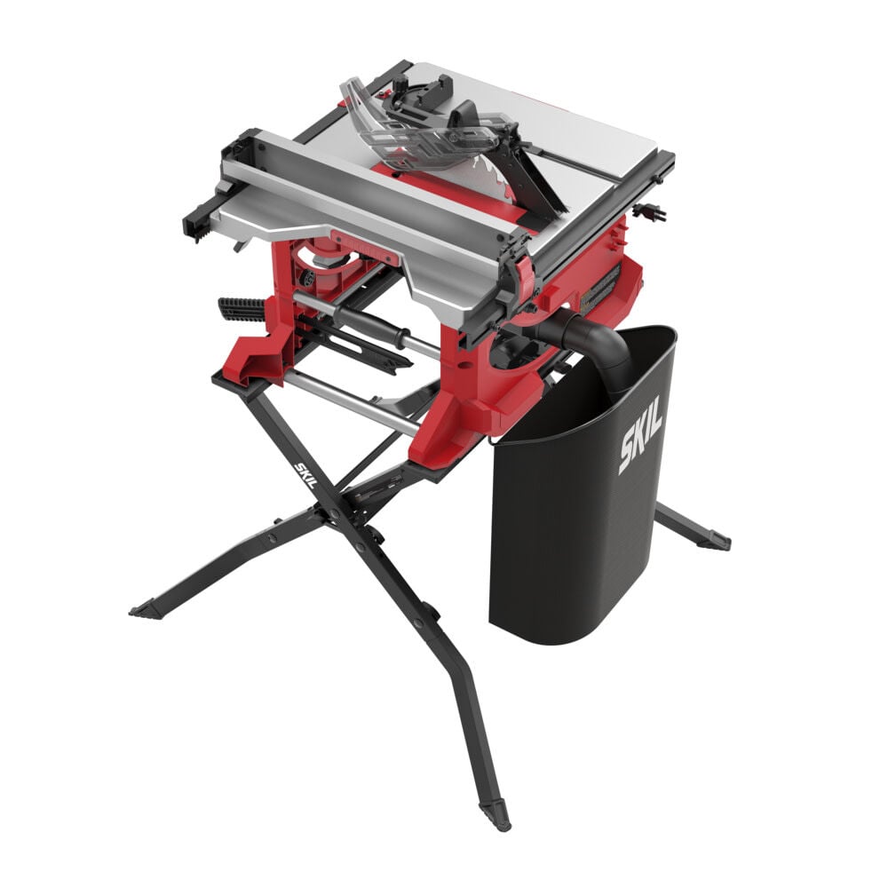 SKIL 8-1/4 Inch 15 Amp Compact Table Saw and Folding Stand, large image number 4