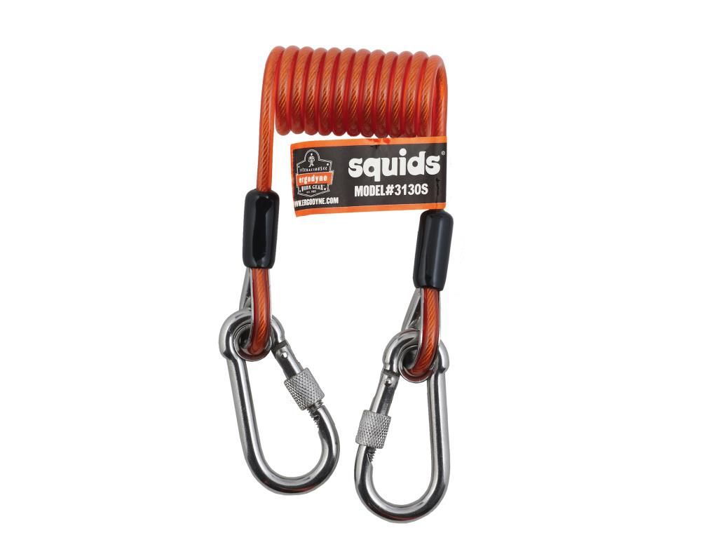 Ergodyne Squids 3130M Coiled Cable Lanyard- 5 Lb., large image number 1