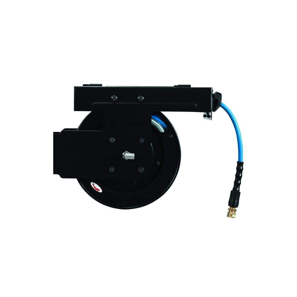 BluBird Blu Shield 1/4 Inch x 50 Ft Pressure Washer Hose Reel Kit, large image number 8