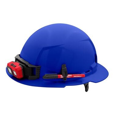 Milwaukee Blue Full Brim Hard Hat with 6pt Ratcheting Suspension Type 1 Class E, large image number 7