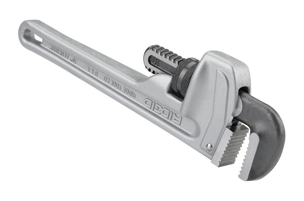 Ridgid 10 Inch Aluminum Straight Pipe Wrench, large image number 2