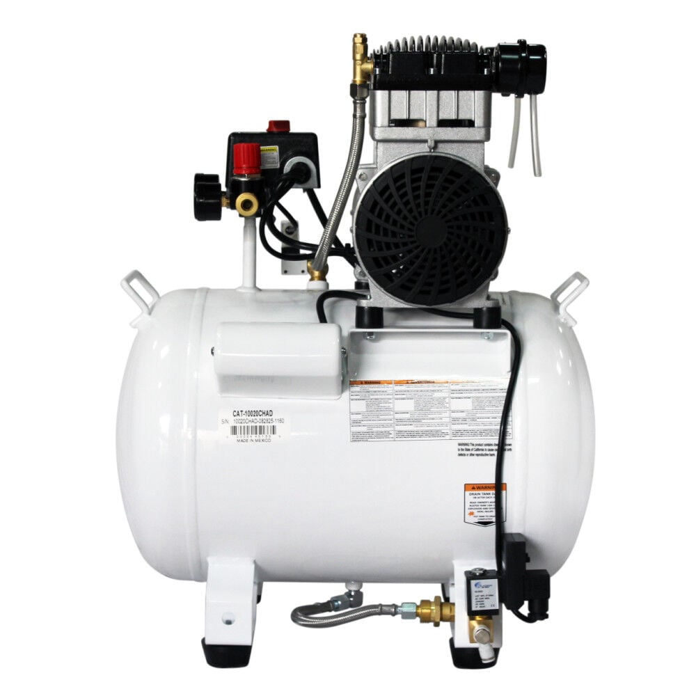 California Air Tools Oil-Free Ultra Quiet Corded 2HP 10 Gallon Air Compressor with Auto Drain Valve, large image number 6