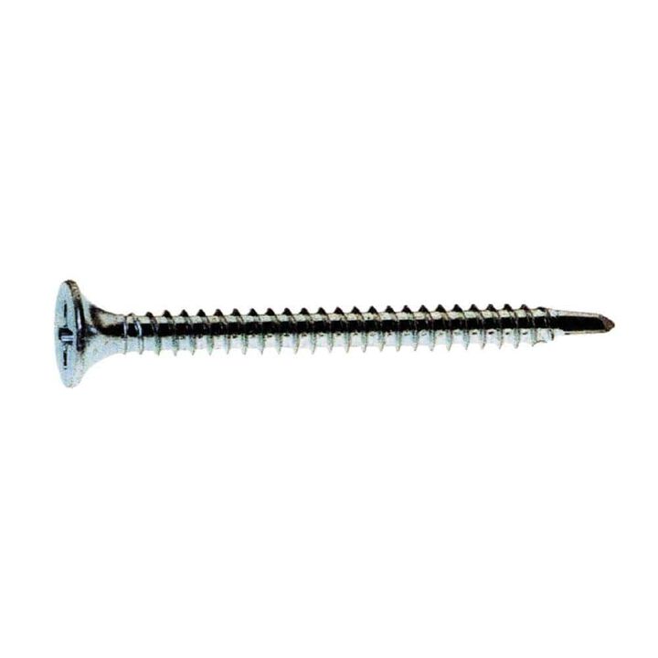 Pro Twist 1 1/4 Inch x 6 Inch Zinc #2 Philips Drive Bugle Head Drywall Screws 1198 Qty