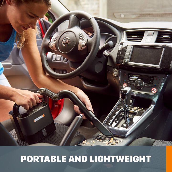 Worx 20V Power Share Max Cordless Handheld Dry Shop Vacuum with Battery, large image number 4
