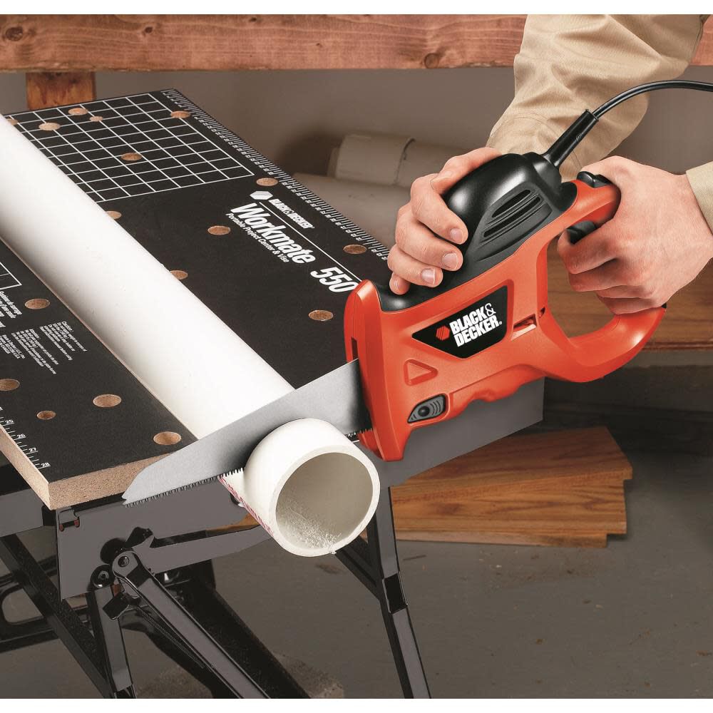 Black and Decker Powered Handsaw with Storage Bag PHS550B Acme Tools