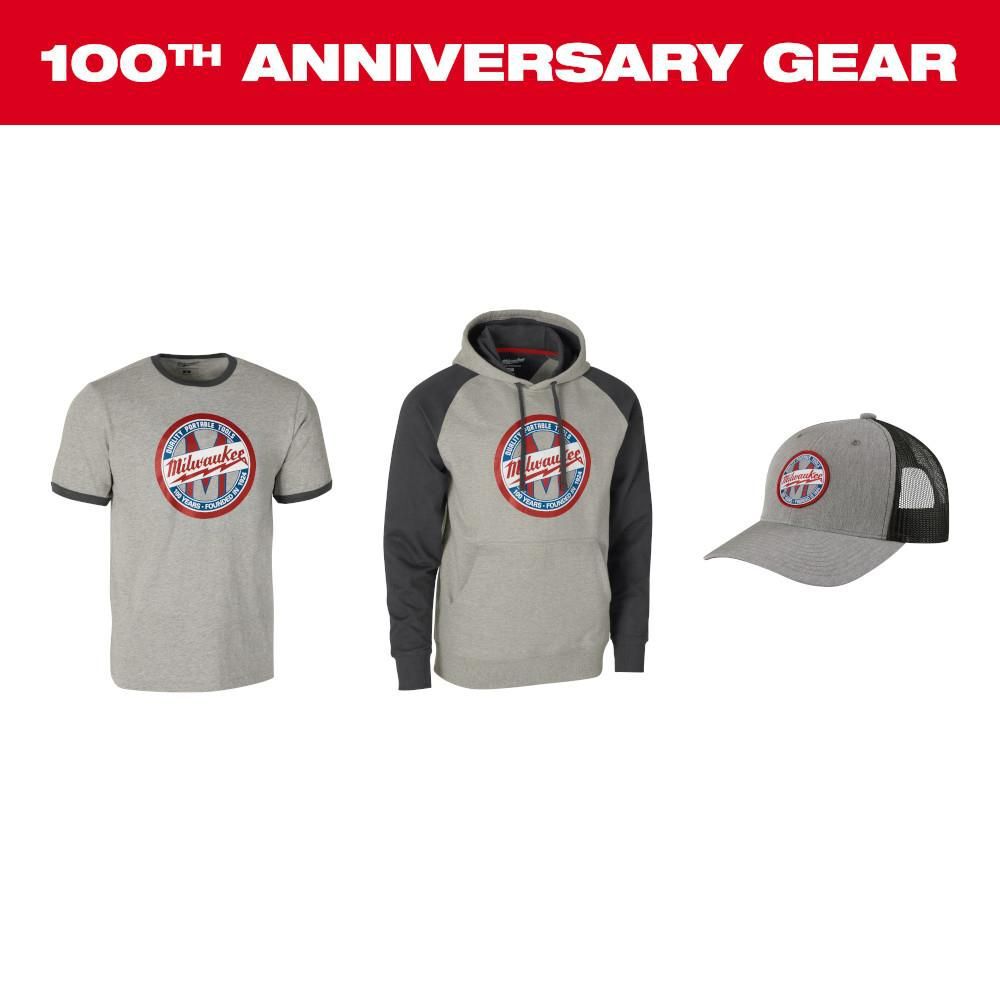 Milwaukee 1924 Work Hoodie Gray - XL, large image number 2