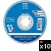 Pferd 4-1/2 Inch 100 Grit Aluminum Oxide Hard Non-Woven Disc Bundle, 10 Pieces, small image number 1