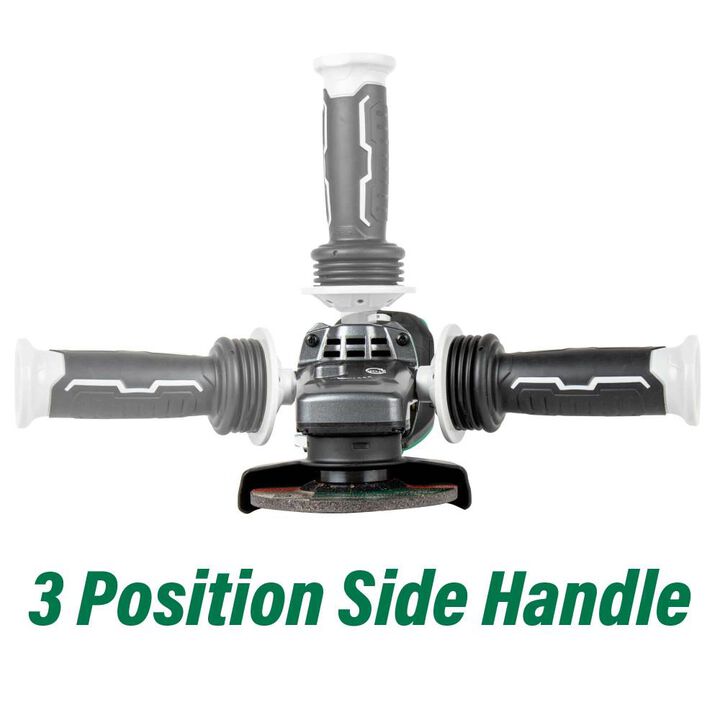 Metabo HPT 36V MultiVolt Brushless 4-1/2 - 5 Inch Variable Speed Paddle Switch Angle Grinder (Bare Tool), large image number 3