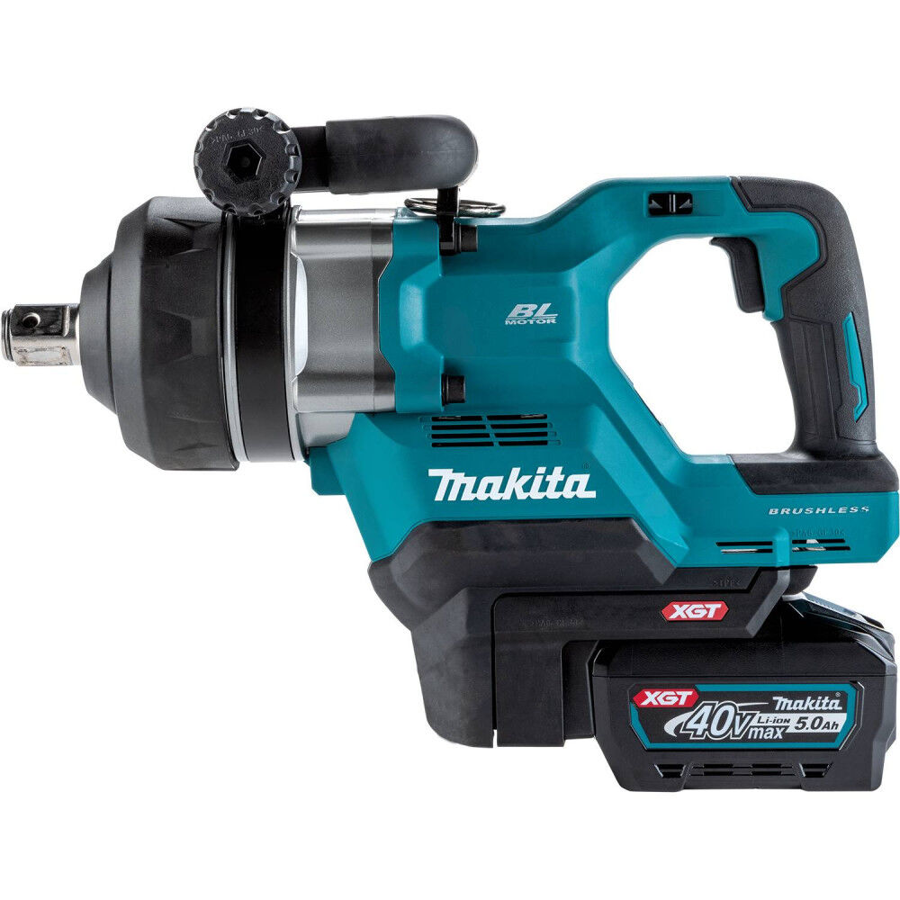 Makita 40V max XGT 4-Speed High-Torque 1 Inch Square Drive D-Handle Short Anvil Impact Wrench 5 Ah Kit with Friction Ring, large image number 14