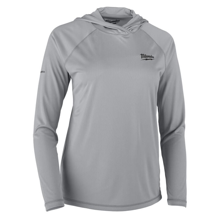 Milwaukee Women's WORKSKIN Hooded Shirt Gray