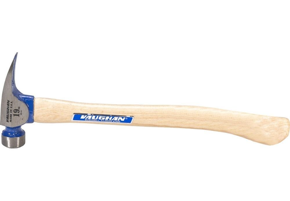 Vaughan 19 Oz Smooth Face California Framer Hammer Curved Handle, large image number 3