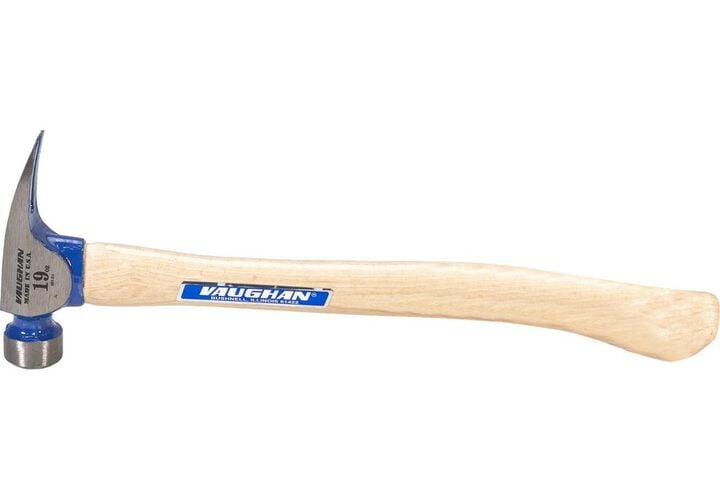 Vaughan 19 Oz Smooth Face California Framer Hammer Curved Handle, large image number 2