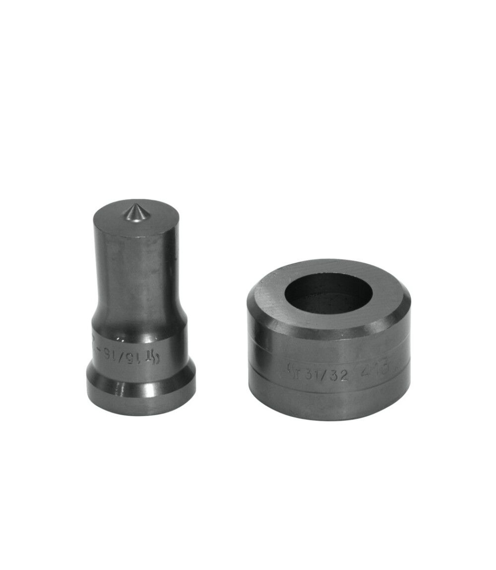Edwards 15/16 Inch Punch x 31/32 Inch Die Steel Round Punch & Die Set, large image number 2