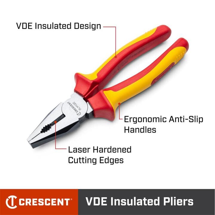 Crescent Plier 7in VDE Insulated Lineman, large image number 2