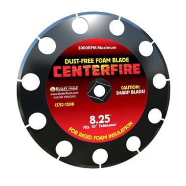 Bullet by MARSHALLTOWN 8.25 in. CenterFire Dust Free Foam Blade for Cutting EPS XPS and Poly-Iso Insulation