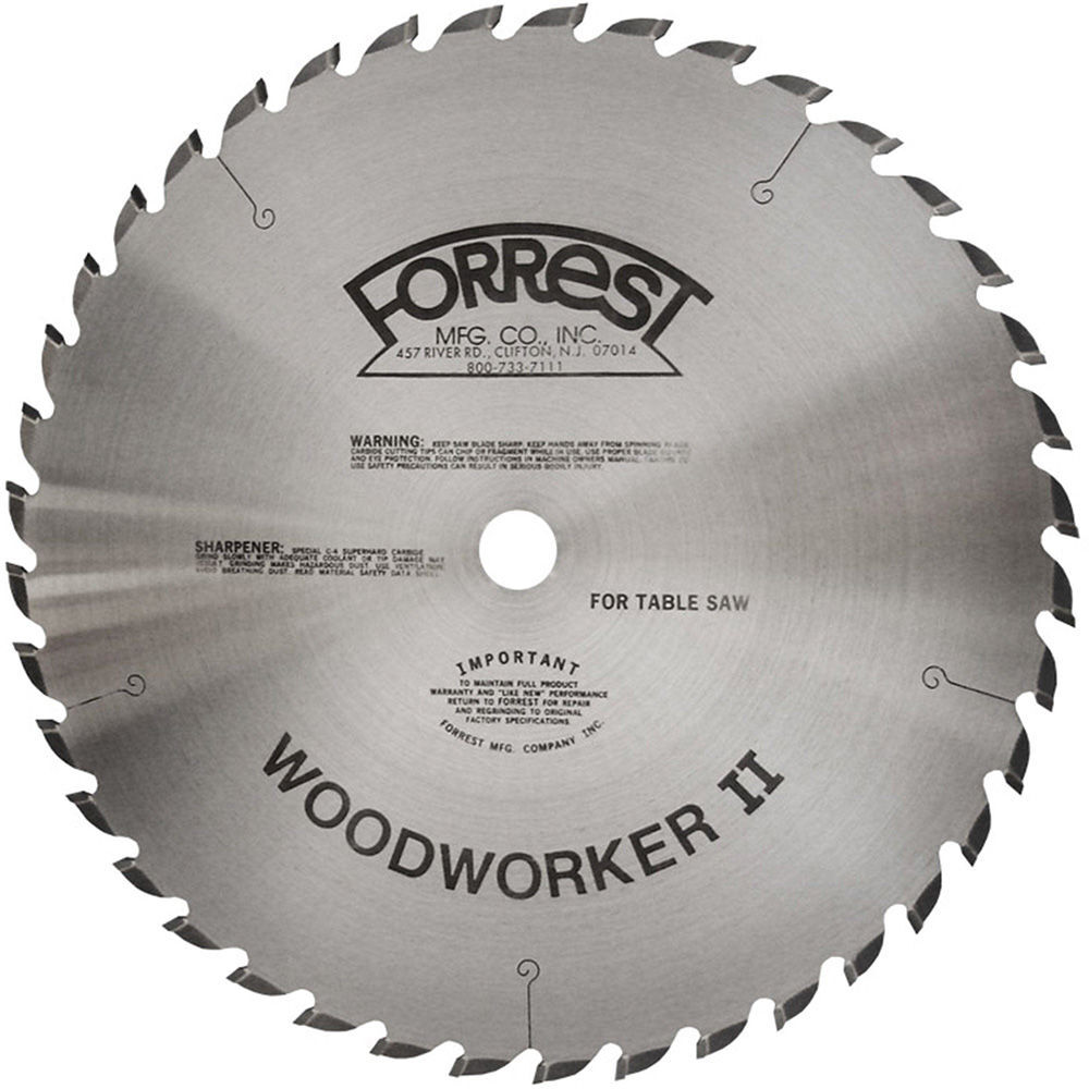 Forrest Woodworker II 12In x 40T ATB Blade, large image number 1