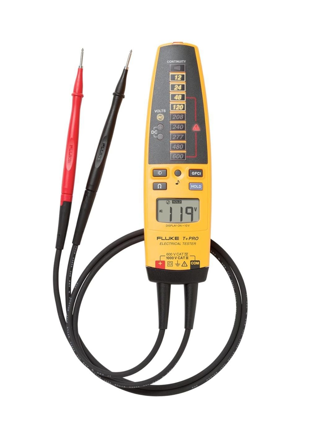 Fluke T+PRO 600-1000V Electrical Tester, large image number 1