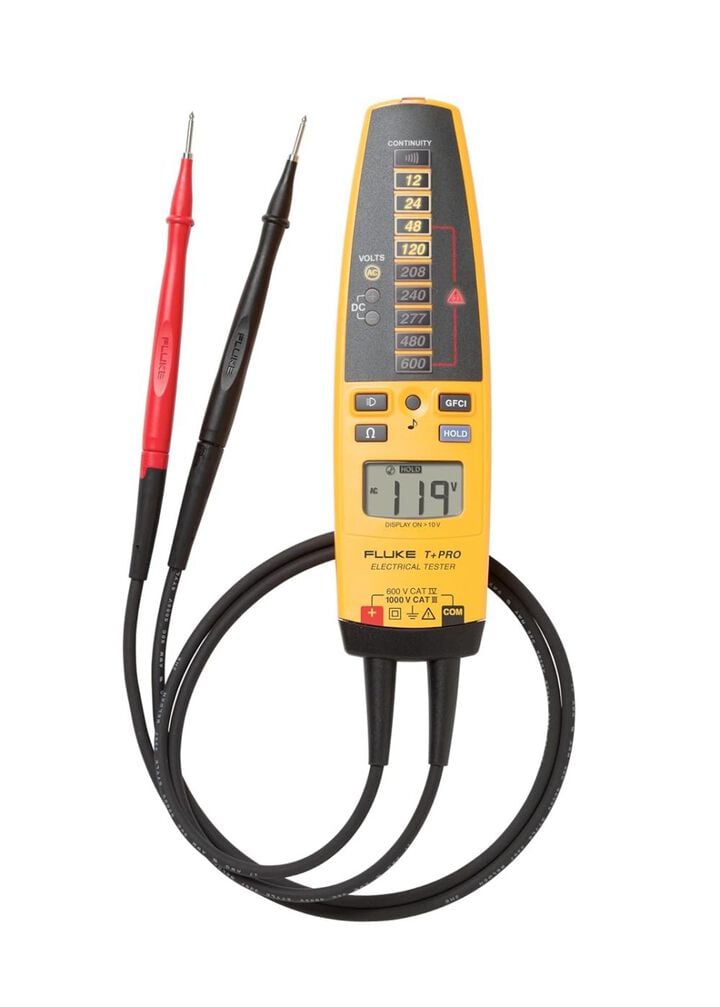 Fluke T+PRO 600-1000V Electrical Tester