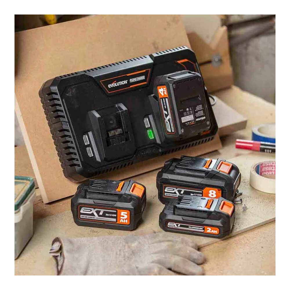 Evolution Power Tools EXT 20 Volt 5Ah Lithium-Ion Power Tool Battery Pack with Fuel Indicator, large image number 8