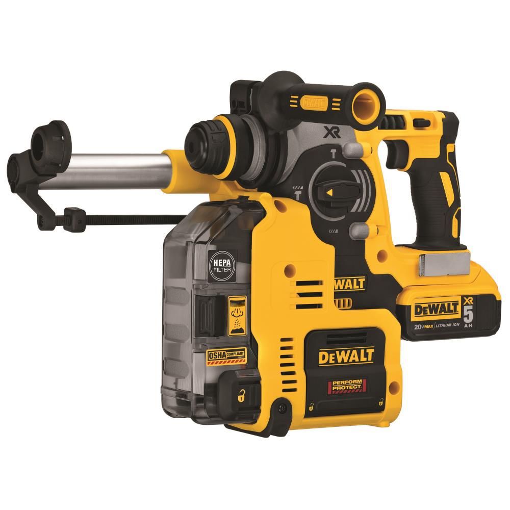 DEWALT 20V MAX 1in Rotary Hammer with Dust Collection Kit, large image number 2