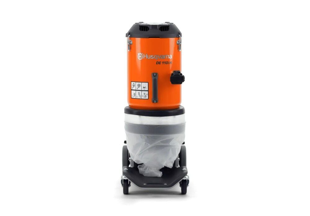 Husqvarna Construction DE 110i H 1.2HP 36V Battery Powered HEPA Dust Extractor (Bare Tool) Reconditioned, large image number 2